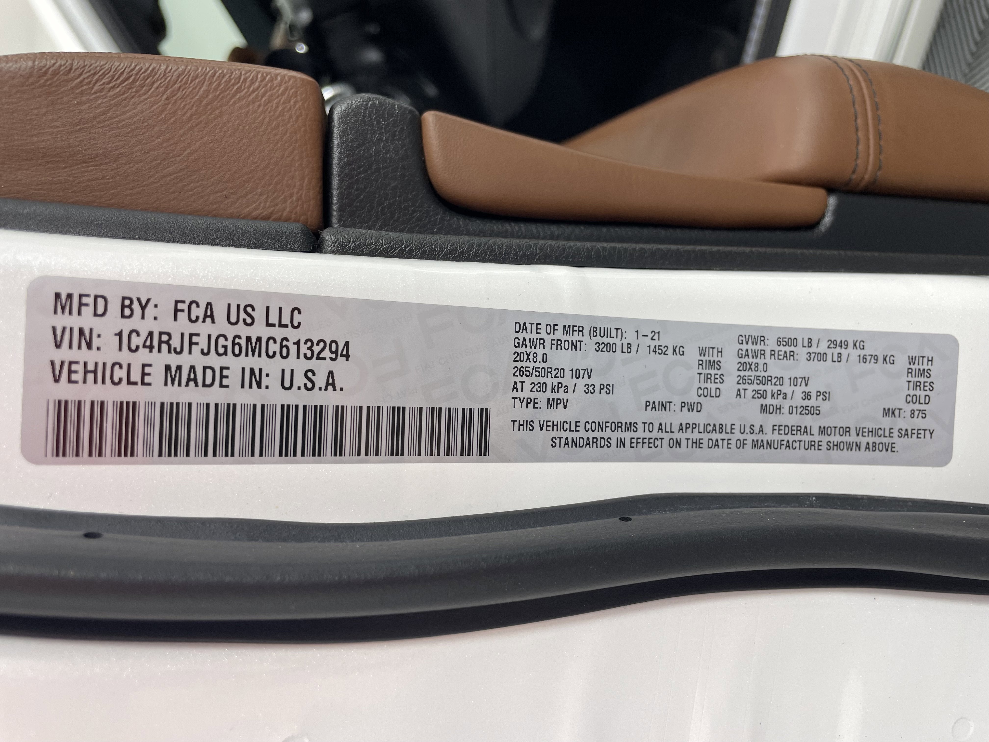 2021 Jeep Grand Cherokee Summit