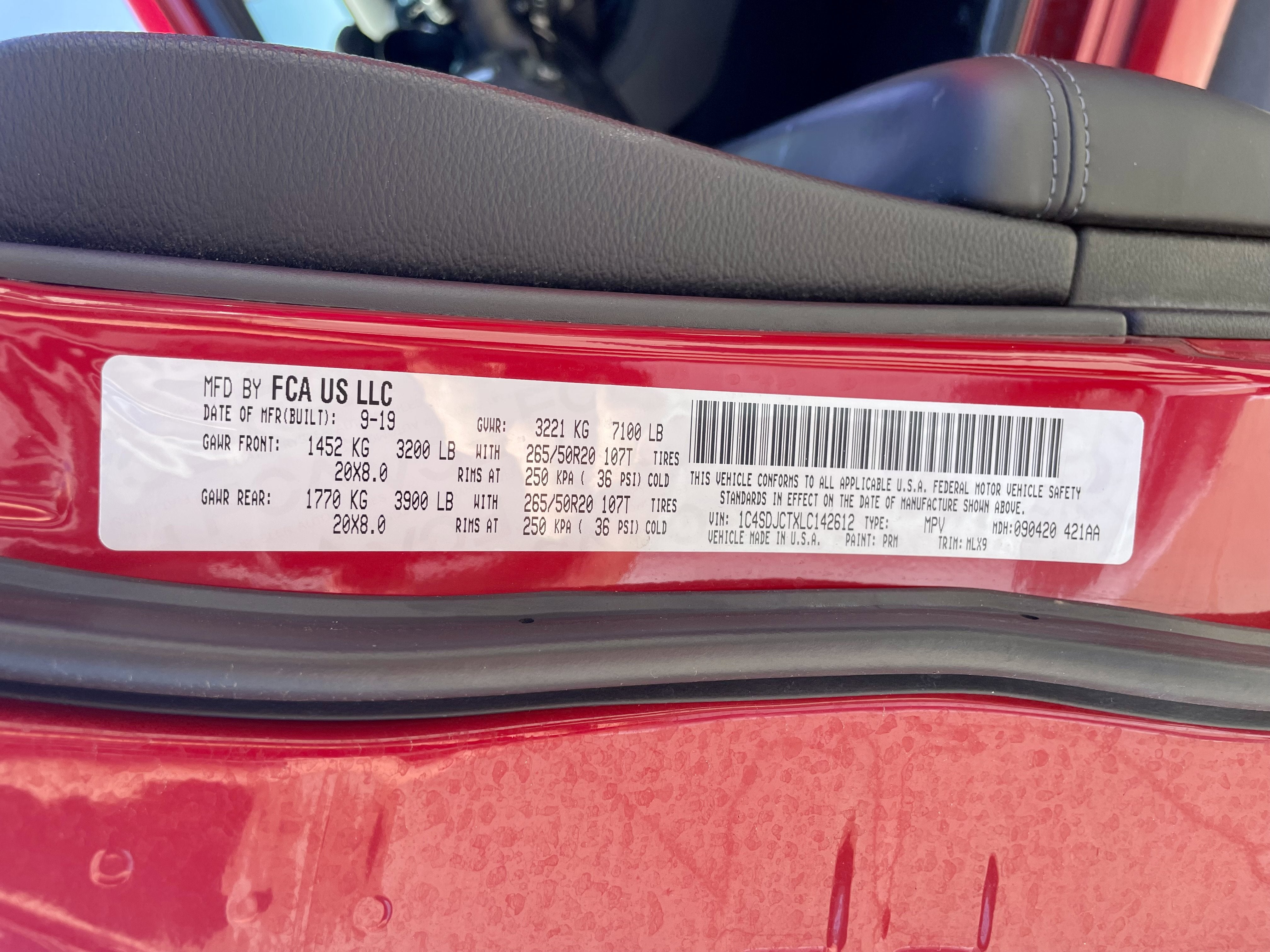 2020 Dodge Durango R/T