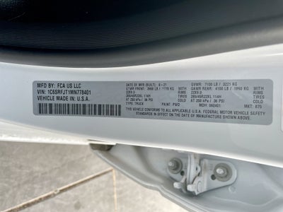 2021 RAM 1500 Laramie