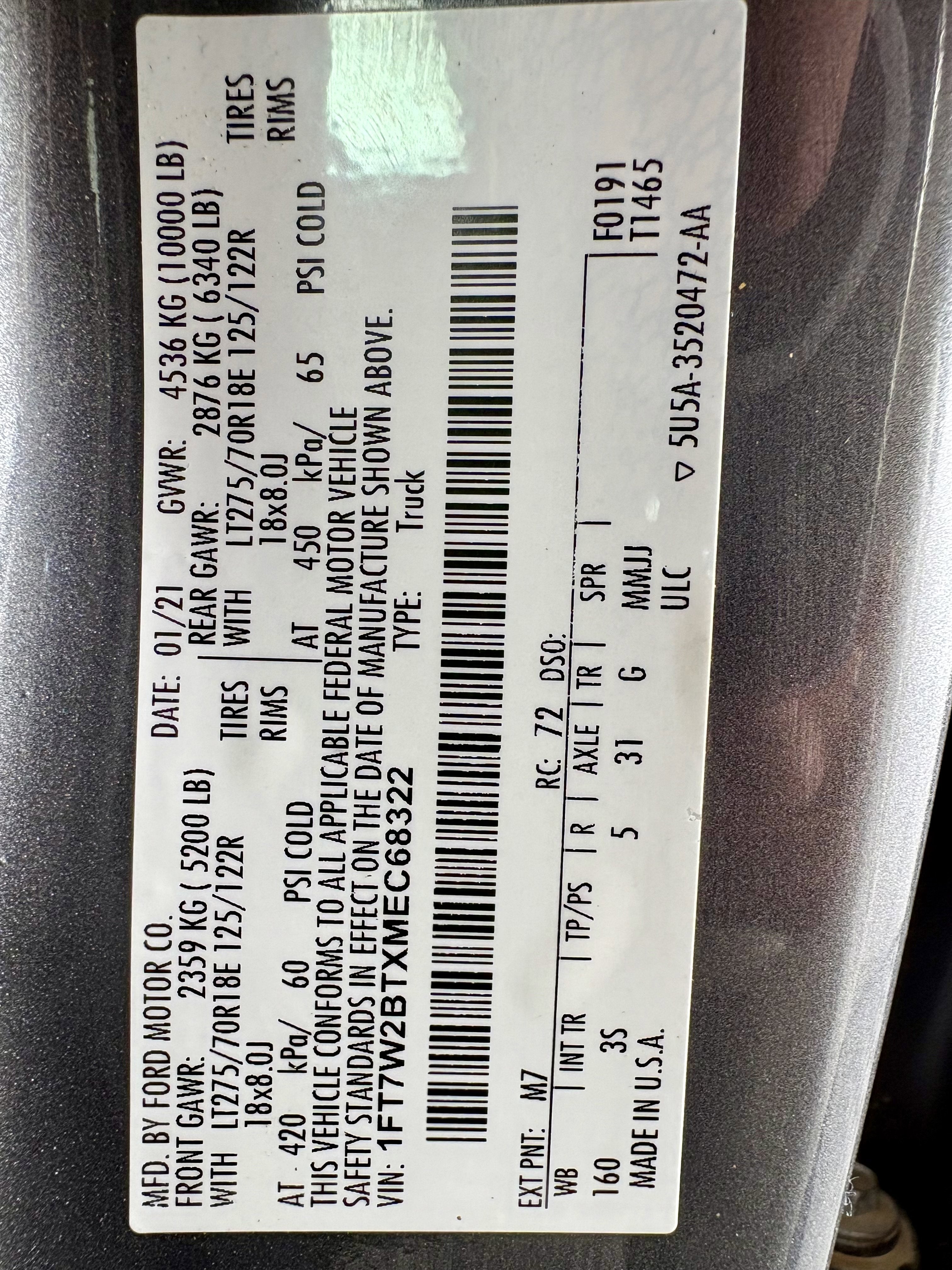 2021 Ford Super Duty F-250 SRW XLT