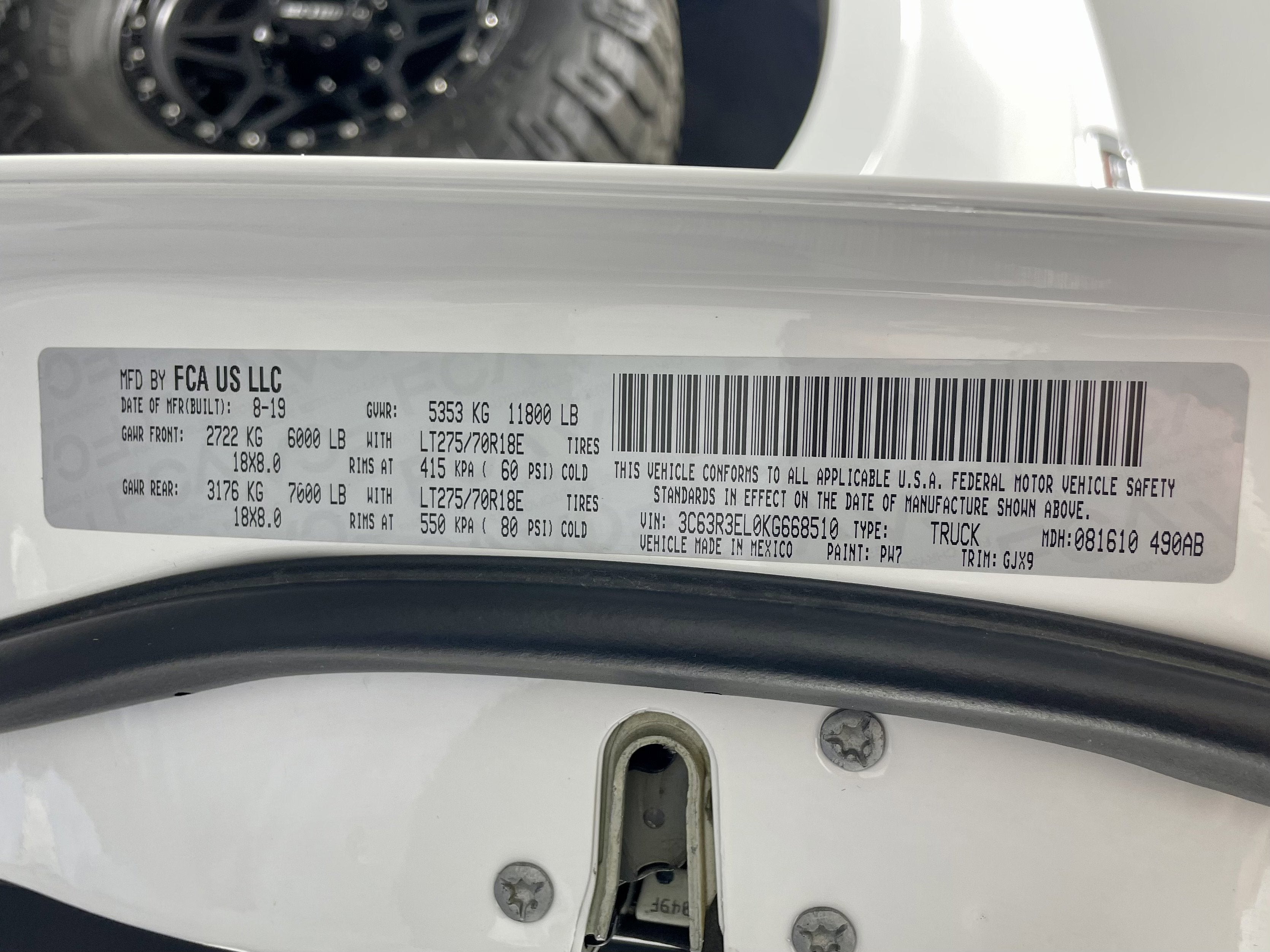 2019 RAM 3500 Laramie