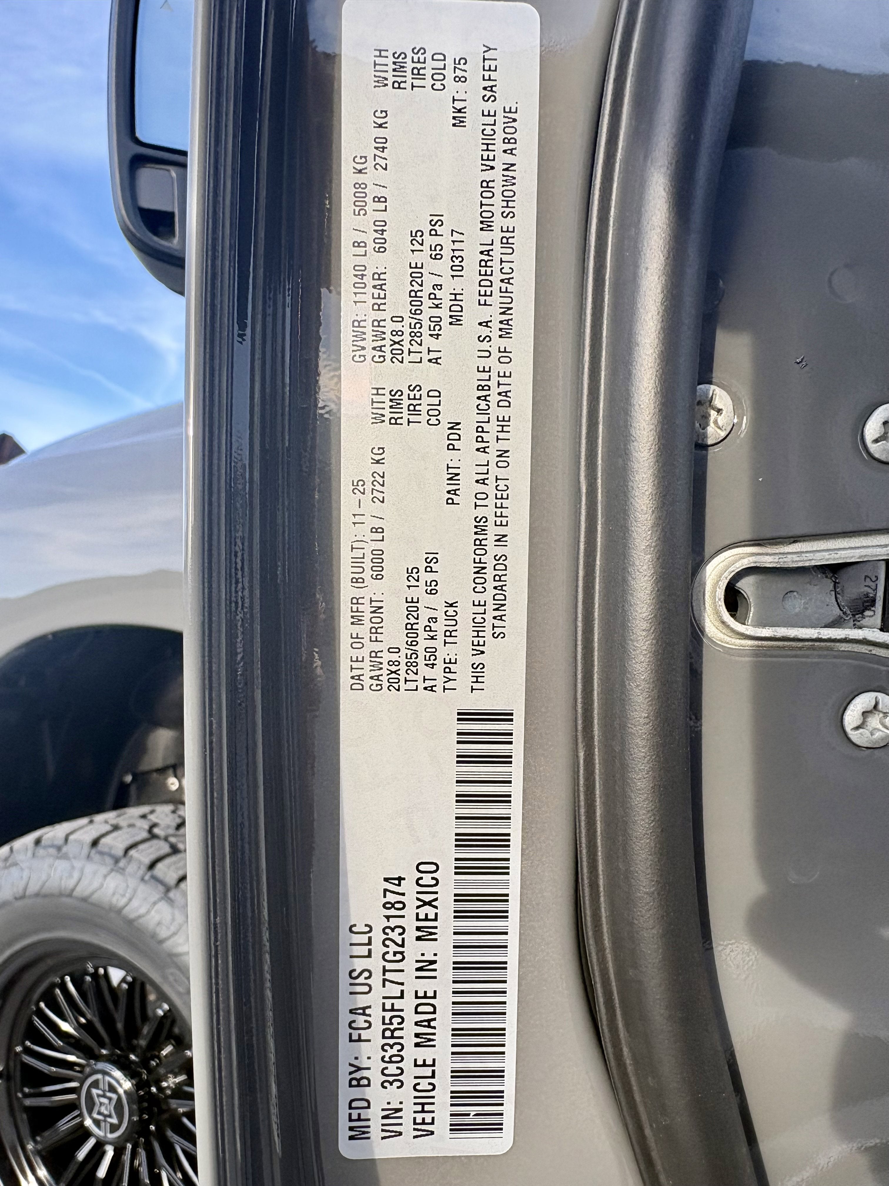 2026 RAM 2500 Laramie