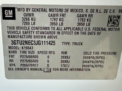 2018 GMC Sierra 1500 SLT