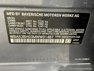 2021 BMW 5 Series 530i