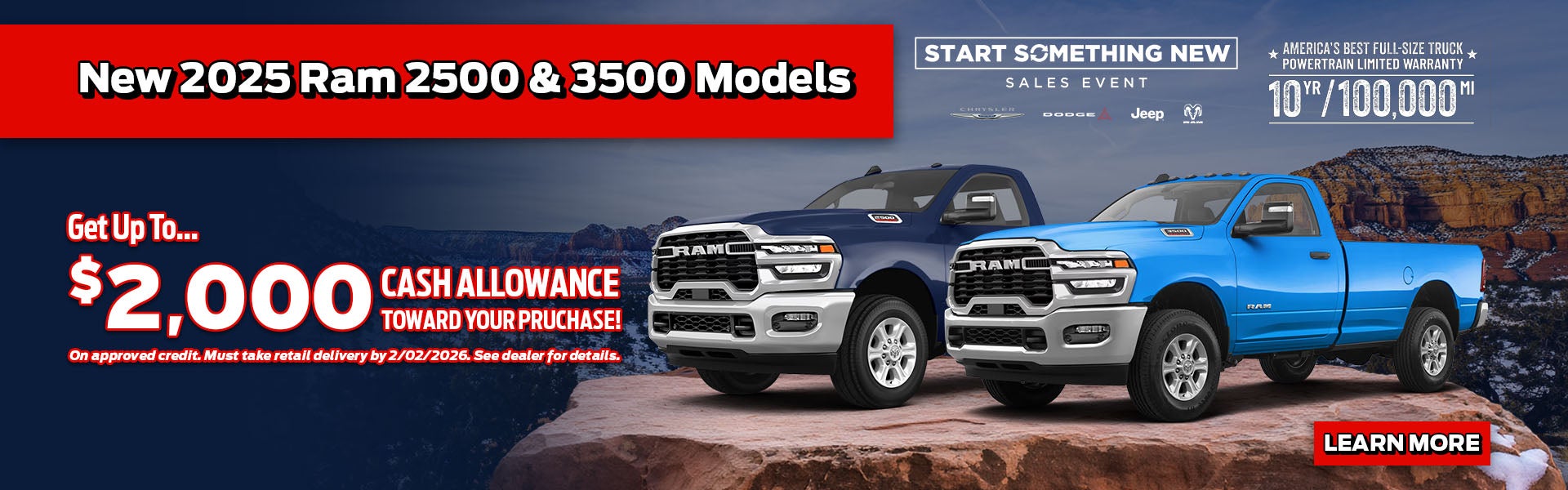 Start Something New Sales Event