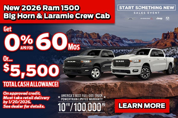 Start Something New Sales Event