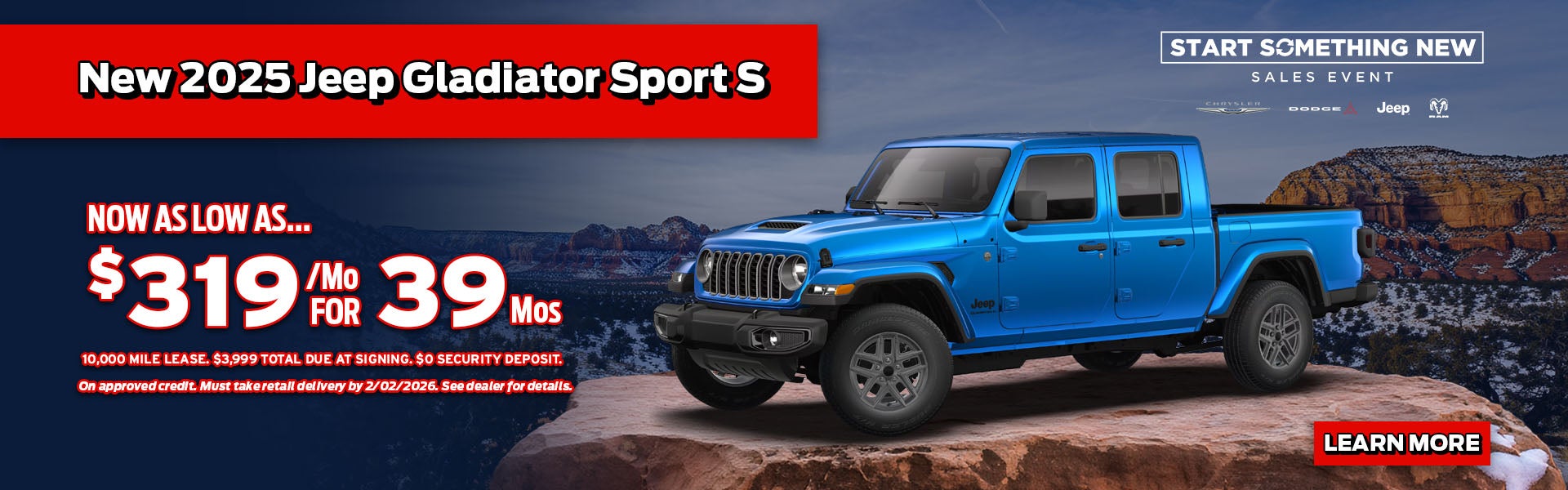 Start Something New Sales Event