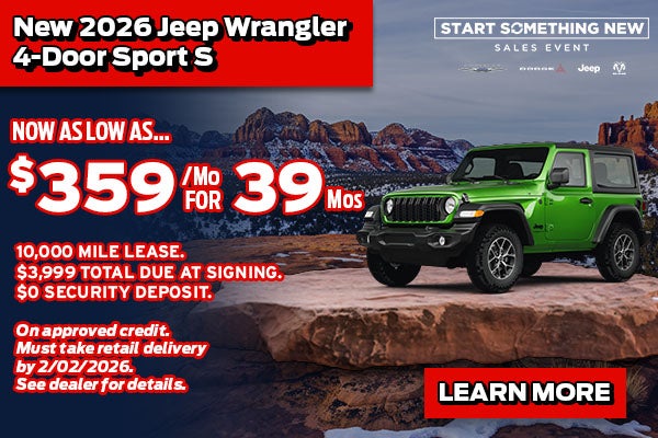 Start Something New Sales Event