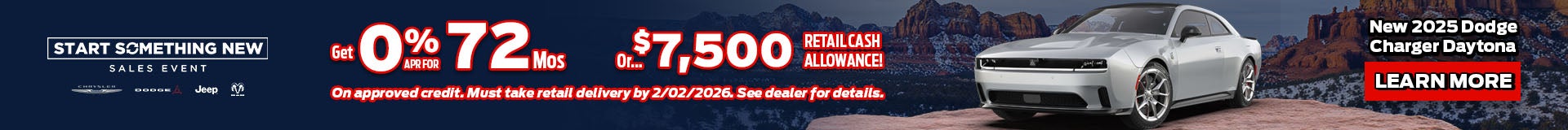 Start Something New Sales Event