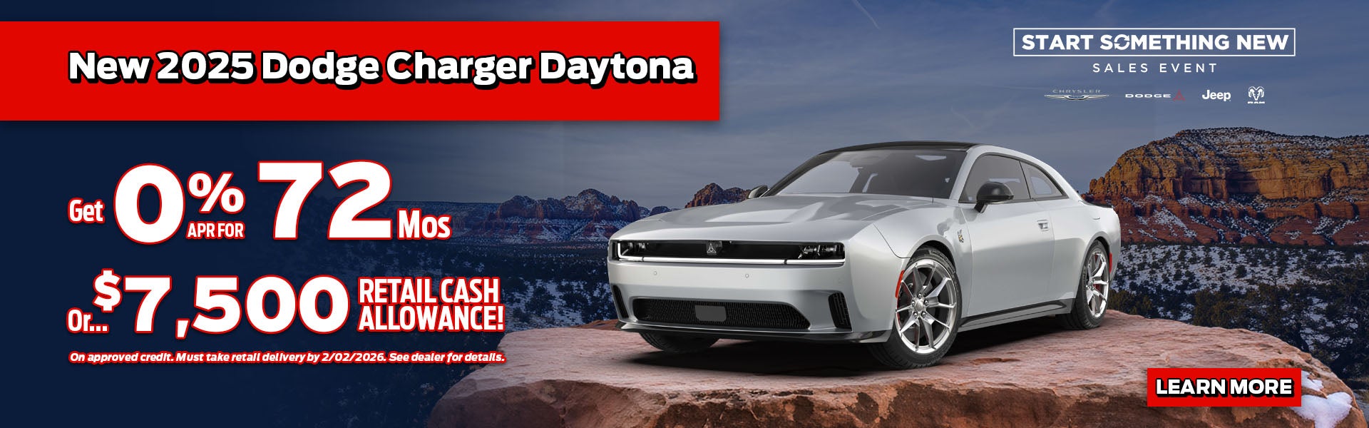 Start Something New Sales Event