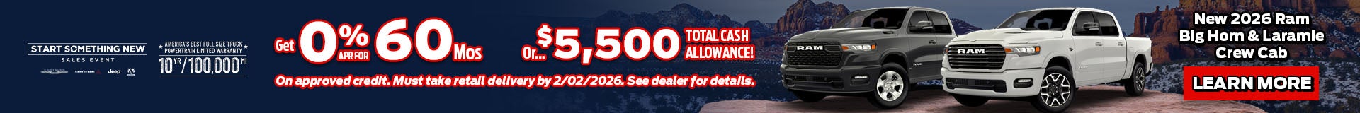 Start Something New Sales Event